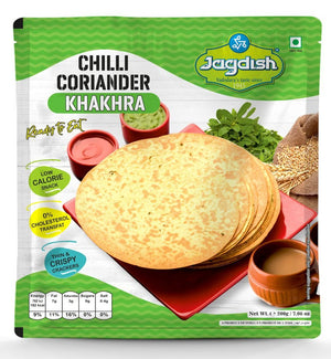 GINGER CORIANDER CHILLY KHAKHARA