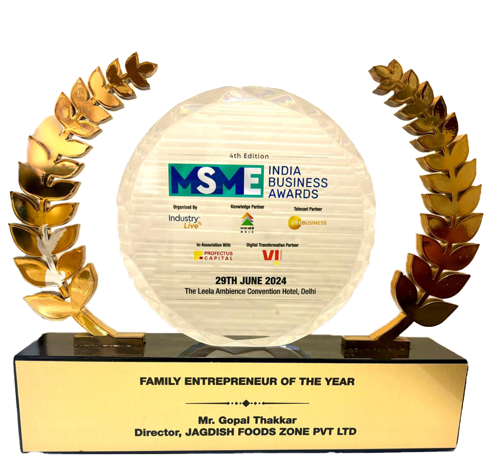 Trophy for Family Entrepreneur of the Year