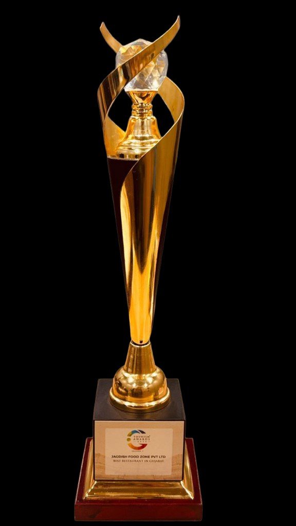 Trophy for Best Restaurant in Gujarat