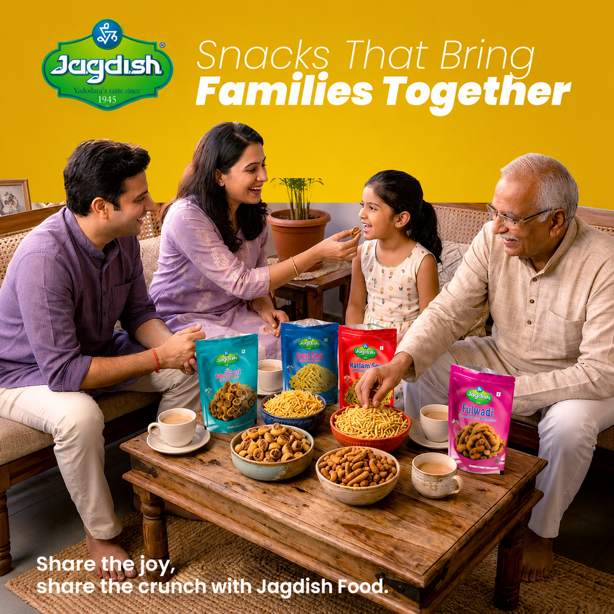 Jagdish Foods namkeen on Instagram